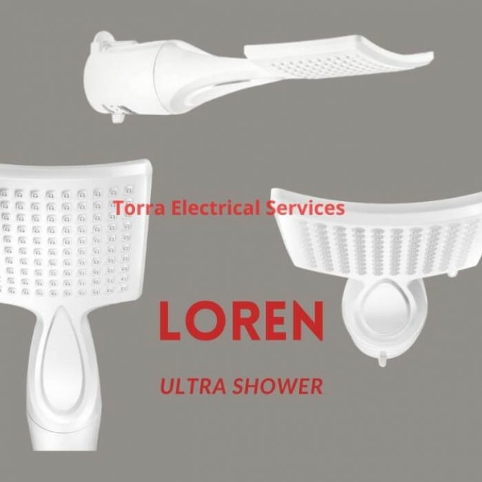 Lorenzetti Loren shower ultra showerhead different angles Torra Electricals Kenya