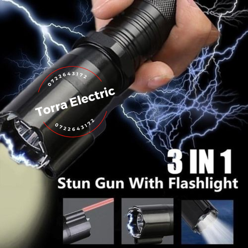 Shock Torch Taser Torch Stun Gun Self Defense Rechargeable